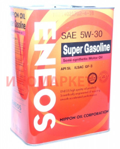 Масло моторное ENEOS SuperGasolineSL5w30