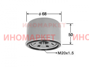 Фильтр масляный VIC C317