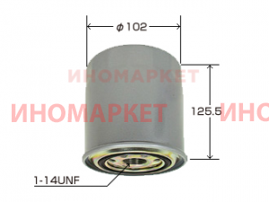 Фильтр топливный VIC FC609A