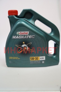 Масло моторное MAGNATEC 5W30 А3/В4 CASTROL 15C927
